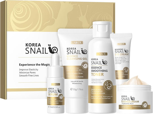 Snail and Ginseng Skincare Set Open View